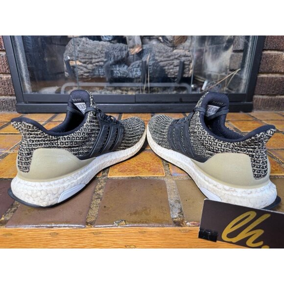 Youth 6.5y Adidas Ultraboost 4.0 J Dark Mocha Athletic Running Shoes CP8776 - Picture 7 of 9